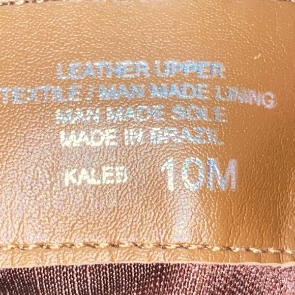 NWT Gianni Bini Brown LEATHER Suede 4” Heeled 1.5”PLATFORM Boots SIDE ZIP WO 10 - Picture 2 of 13